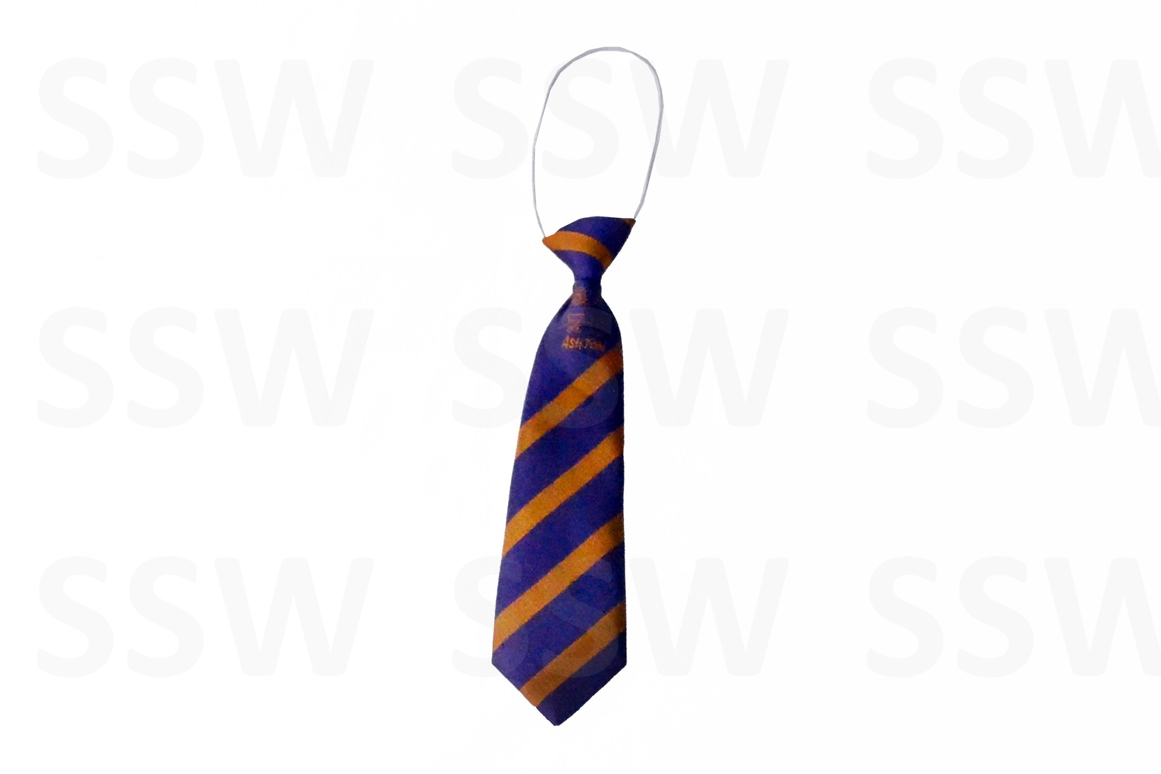 elastic tie with logo